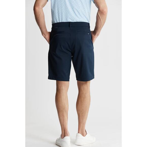 New Jachs NY Performance Tech Shorts Size 34 Blue Gray Stretch Golf Athleisure - Picture 3 of 11